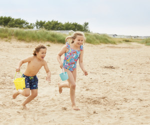 Miles of sandy beach