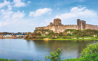 Pembrokeshire Castle in South Wales