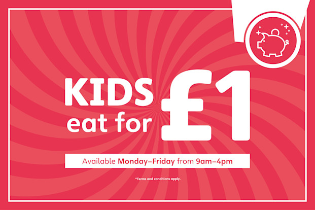 Food and Drink Offer - Kids eat for £1