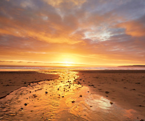 Beach view at Primrose Valley