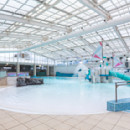 Water play area in the indoor pool