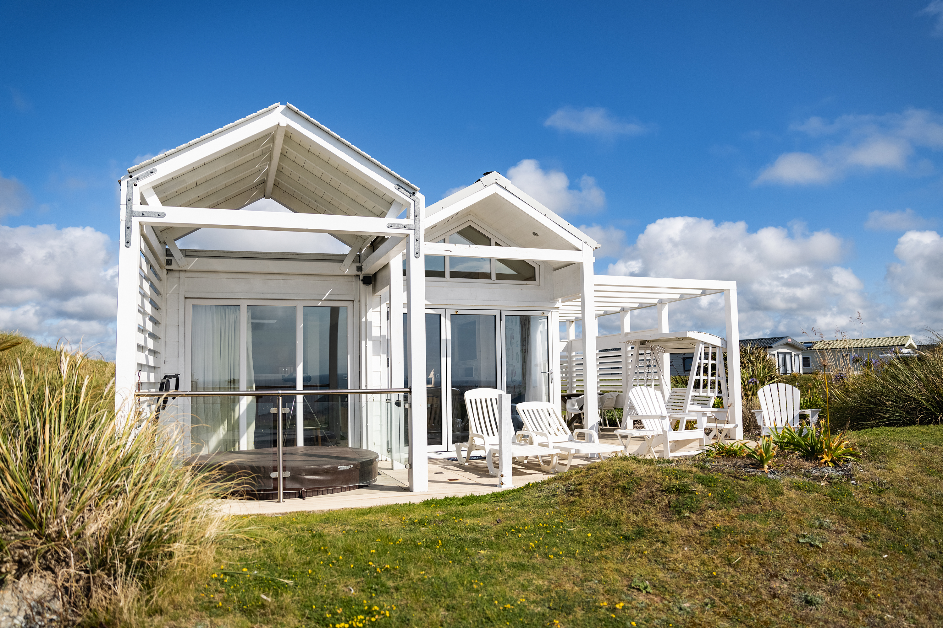 Representation of the exterior of a Beach House