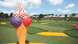 Crazy golf at Blue Dolphin