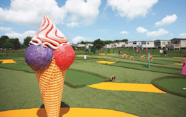 Crazy golf at Blue Dolphin