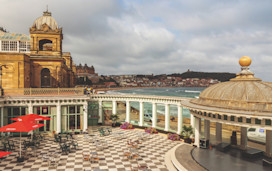 The iconic Scarborough Spa venue has a prime spot on the seafront.