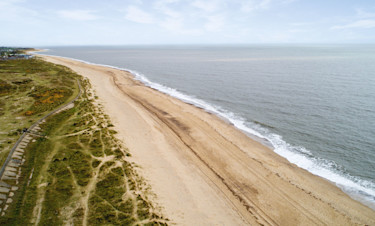 The golden beach at Seashore