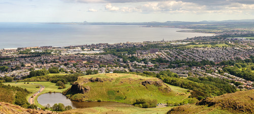 Aerial view of Musselburgh