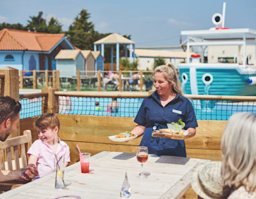 Mash and Barrel terrace at Orchards