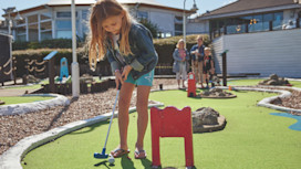 Crazy golf at Kent Coast