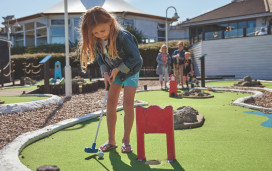 Crazy golf at Kent Coast