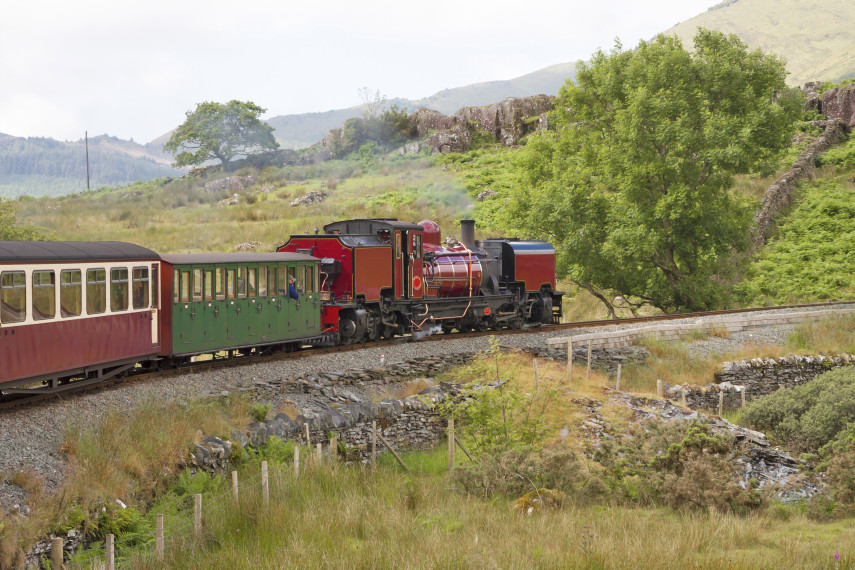 Welsh Highland Heritage Railway- starts at Porthmadog