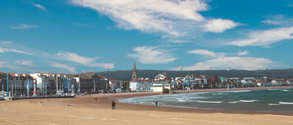 Weymouth Beach a short drive away