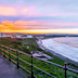 Scarborough Beach at sunset
