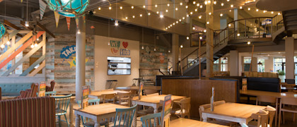 Food and drink venue at Golden Sands