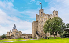 The stunning Rochester Castle