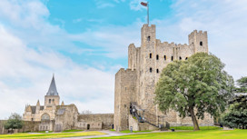 The stunning Rochester Castle