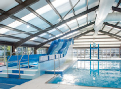 Indoor and outdoor pool at Wild Duck