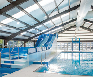 Indoor and outdoor pool at Wild Duck