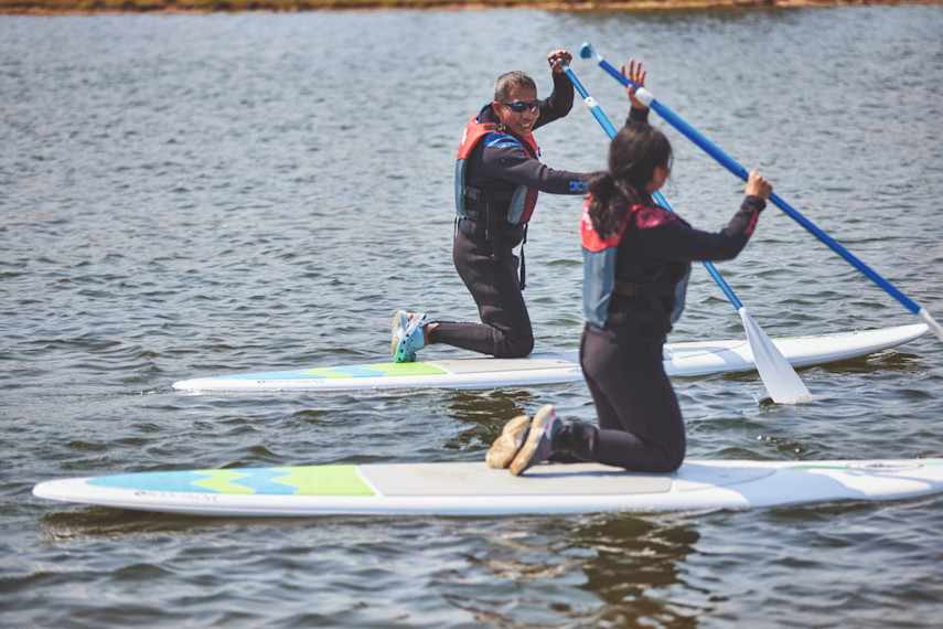 Paddleboard in Tenby Bay