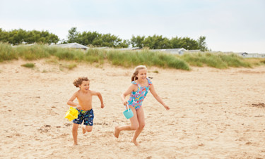 Coastal weekend family walks