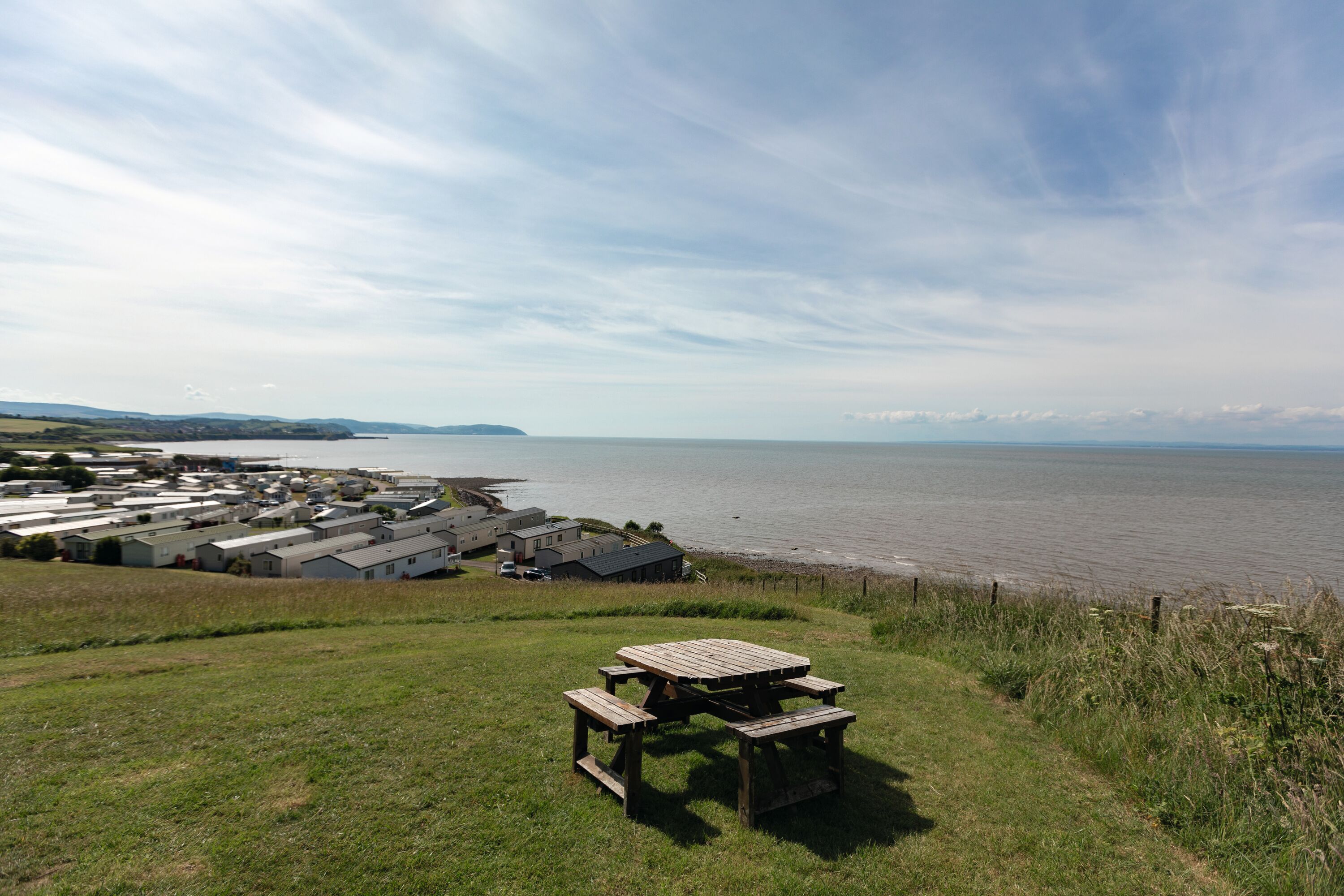 Views from behind the park