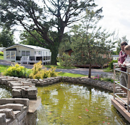 One of the holiday home areas at Rockley Park.