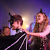Kids dance around together at Haven in their finest Halloween fancy dress outfits.