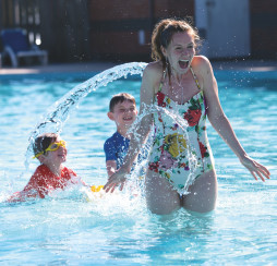 Splashtastic fun in our pools*