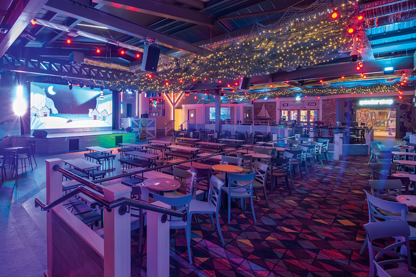 Marina Bar and Stage at Allhallows, Kent