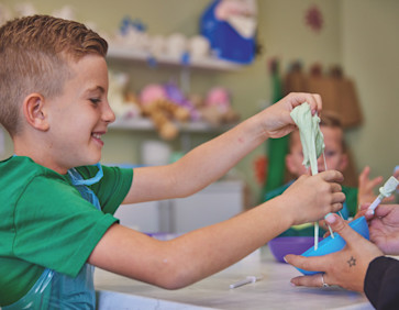Seaside Slime making at Orchards
