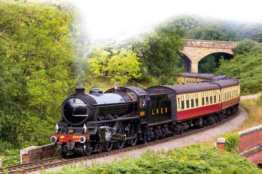 North Yorkshire Moors Railway- starts in Goathland