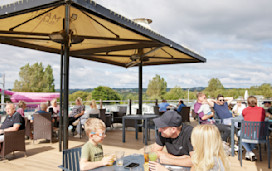 Mash and Barrel Terrace at Combe Haven