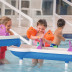 There are plenty of features to keep your little one happy in the pool at Seton Sands, Scotland.