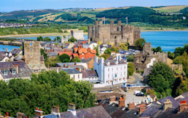 Conwy town and castle