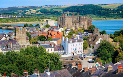 Conwy town and castle