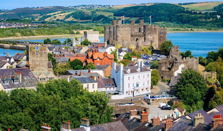 Conwy town and castle
