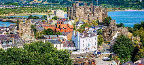 Conwy town and castle