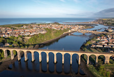 A view of Berwick in Northumberland.