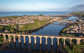 A view of Berwick in Northumberland.