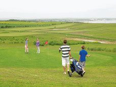 9-hole golf course at Reighton Sands