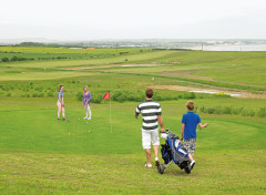 9-hole golf course at Reighton Sands