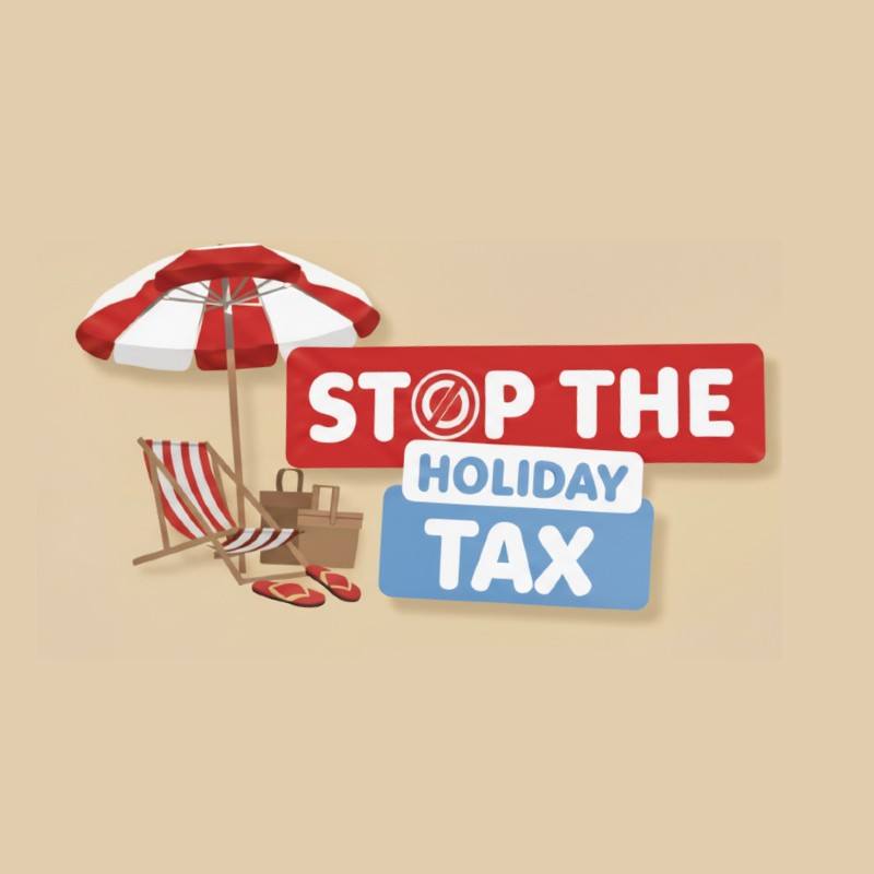 Holidays are for relaxing, not taxing!