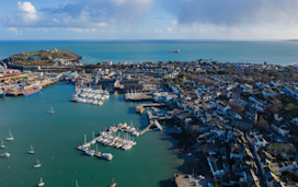 Falmouth from above