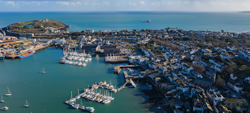 Falmouth from above