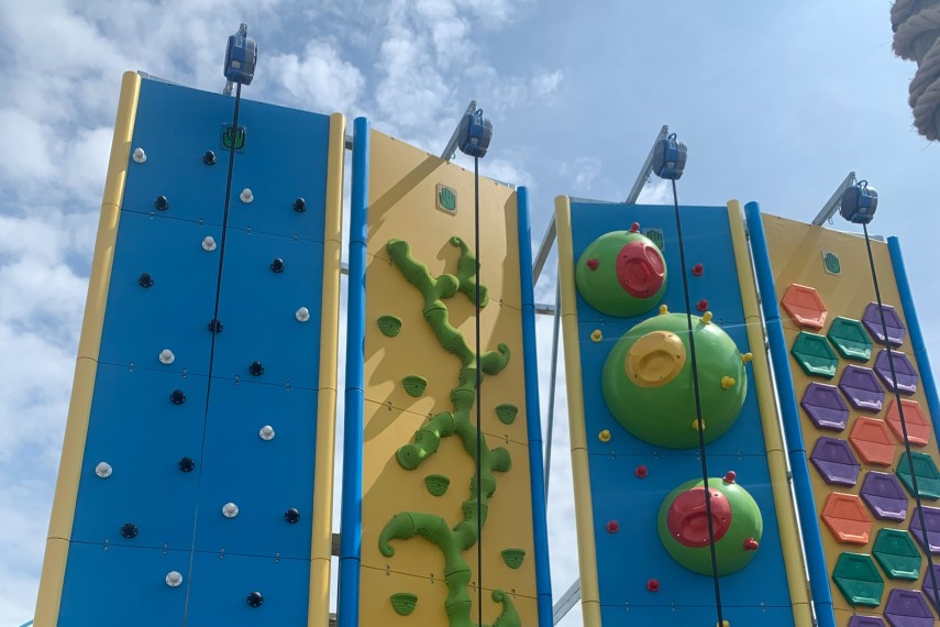 In 2022, colourful new climbing walls opened at: