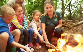 Learn essential bushcraft firelighting techniques under the guidance of our rangers.