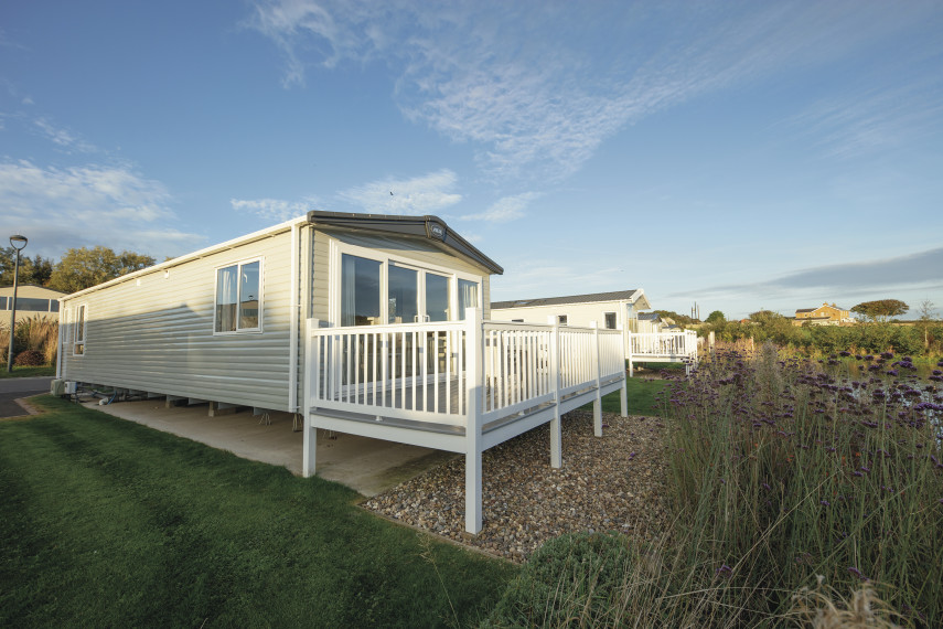 What are the benefits of static caravan decking?