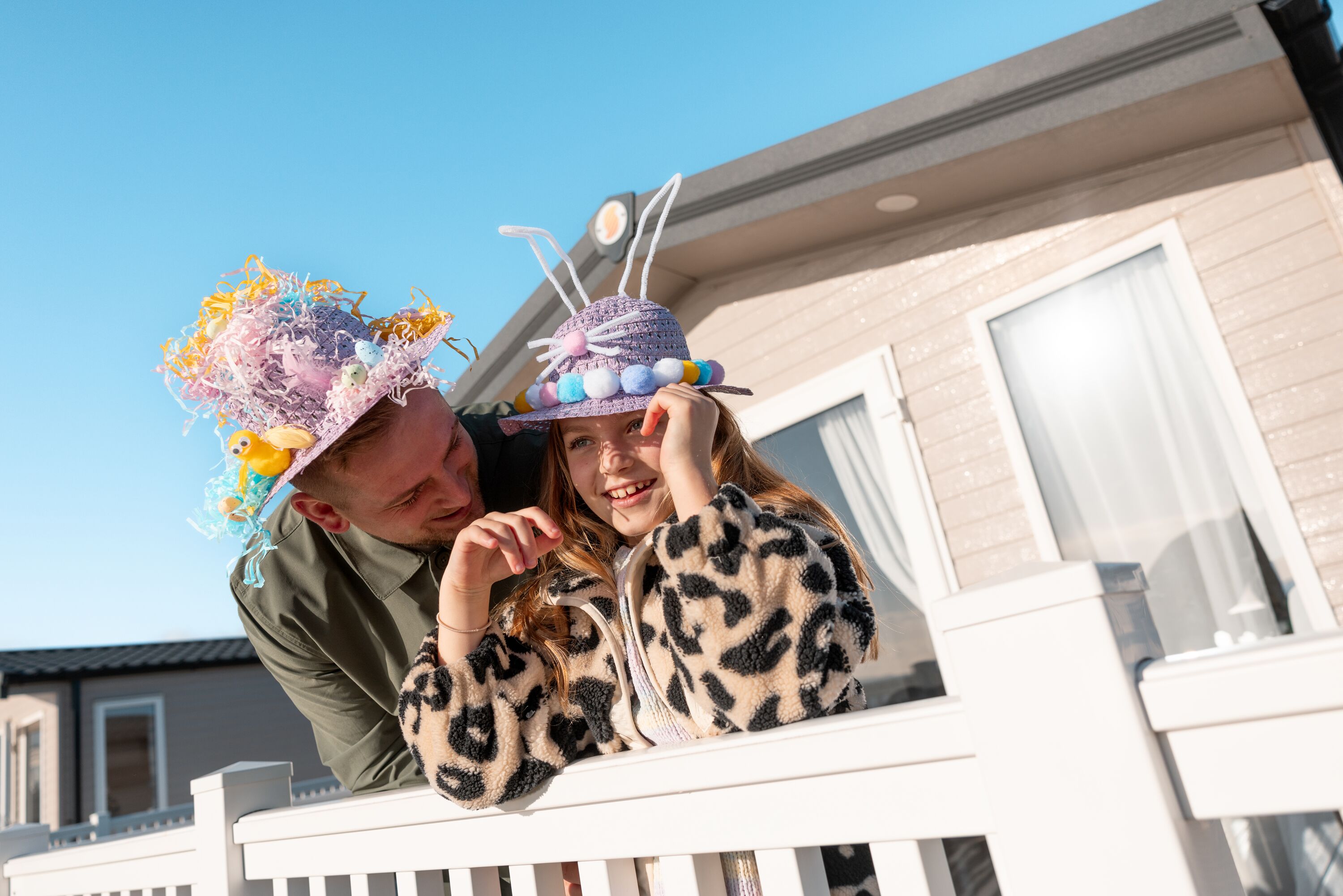 Decking can be an extension of your living space, Devon Cliff's sea view shown