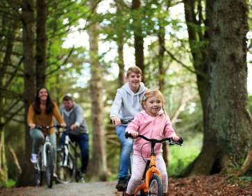 Set off on a family bike ride and we'll take care of the wheels.