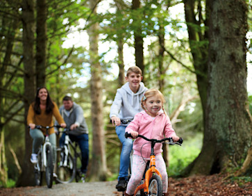 Set off on a family bike ride and we'll take care of the wheels.